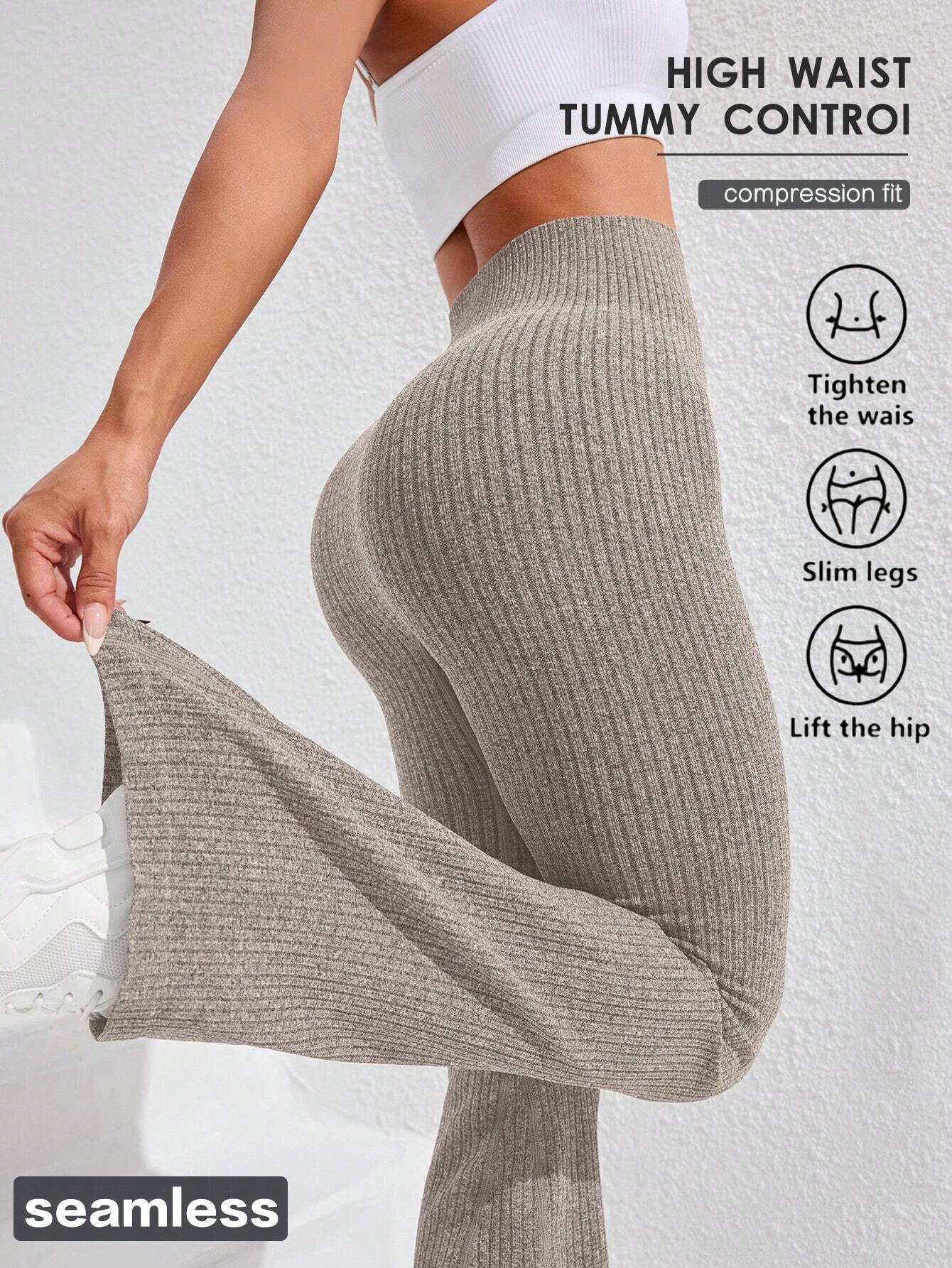 Gameset SHEIN Sport Women's High Waist Flare Seamless Yoga Leggings