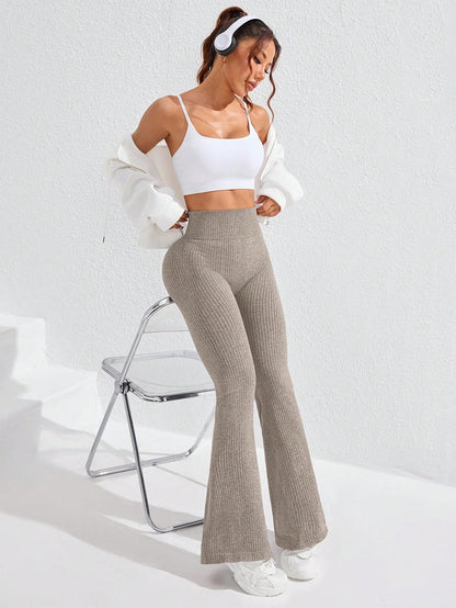 Gameset SHEIN Sport Women's High Waist Flare Seamless Yoga Leggings