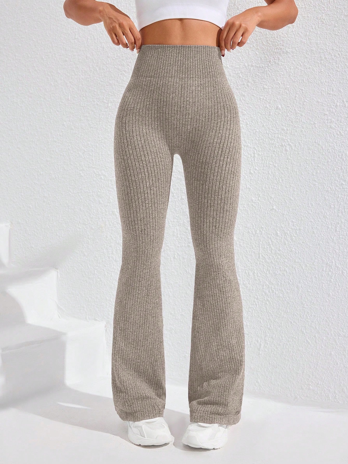 Gameset SHEIN Sport Women's High Waist Flare Seamless Yoga Leggings