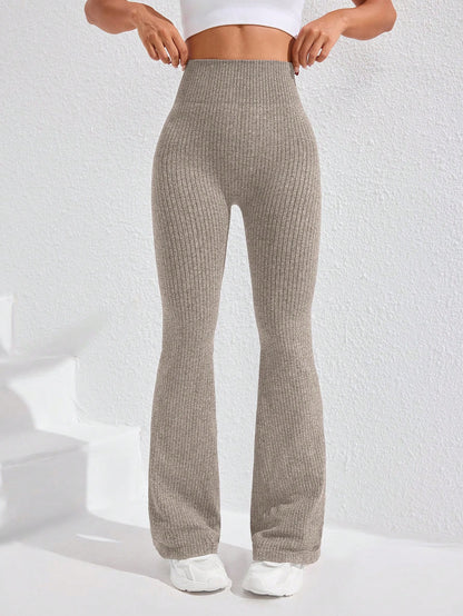 Gameset SHEIN Sport Women's High Waist Flare Seamless Yoga Leggings