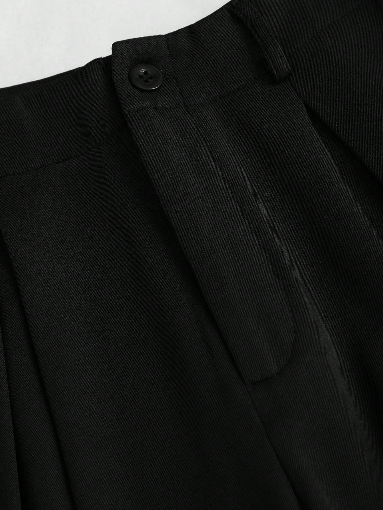 Sweetra Vintage Elegant Jacquard Pleated Wide-Leg Pants For Women, Autumn/Winter Fall Cloth For Women