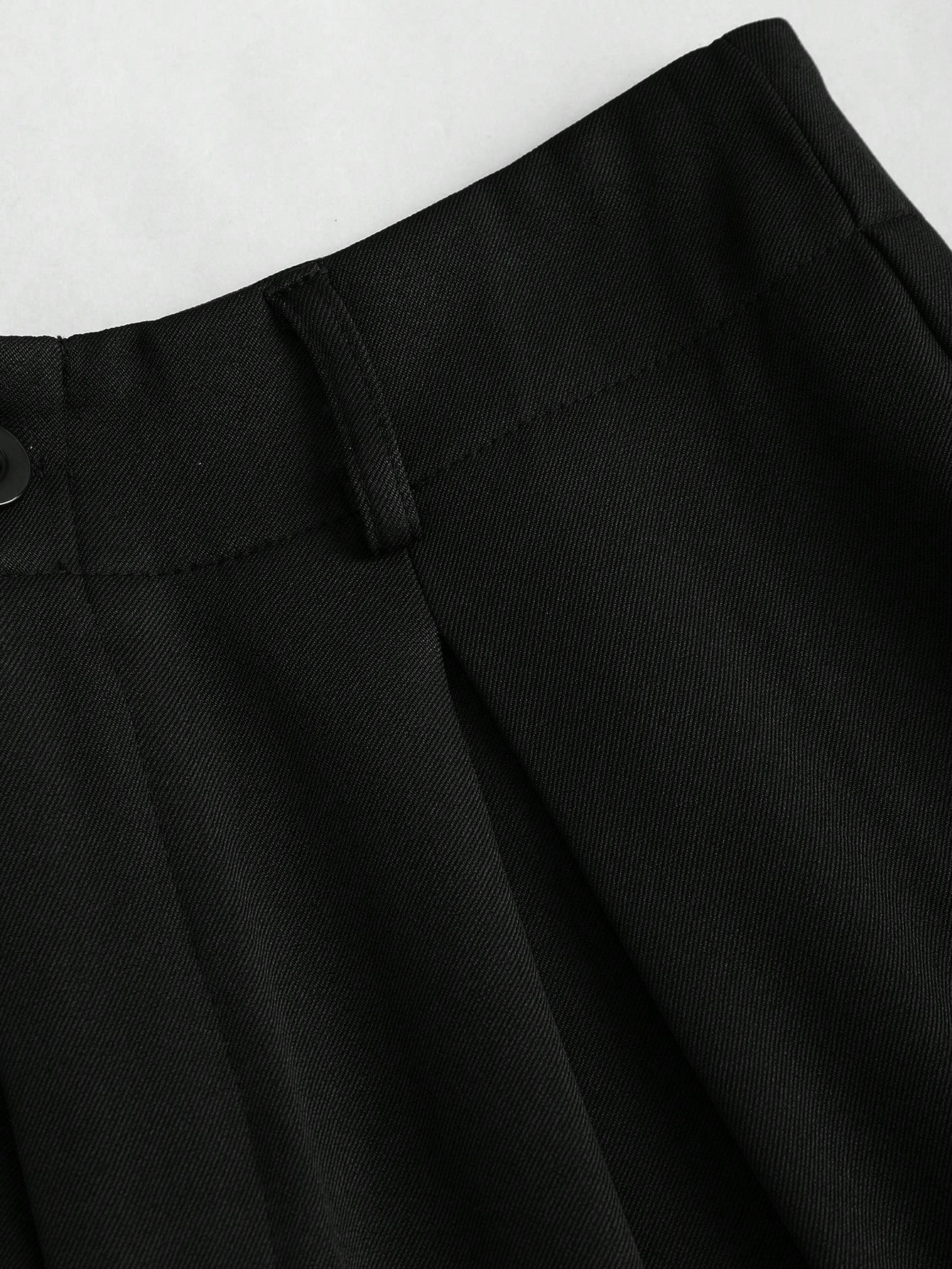 Sweetra Vintage Elegant Jacquard Pleated Wide-Leg Pants For Women, Autumn/Winter Fall Cloth For Women