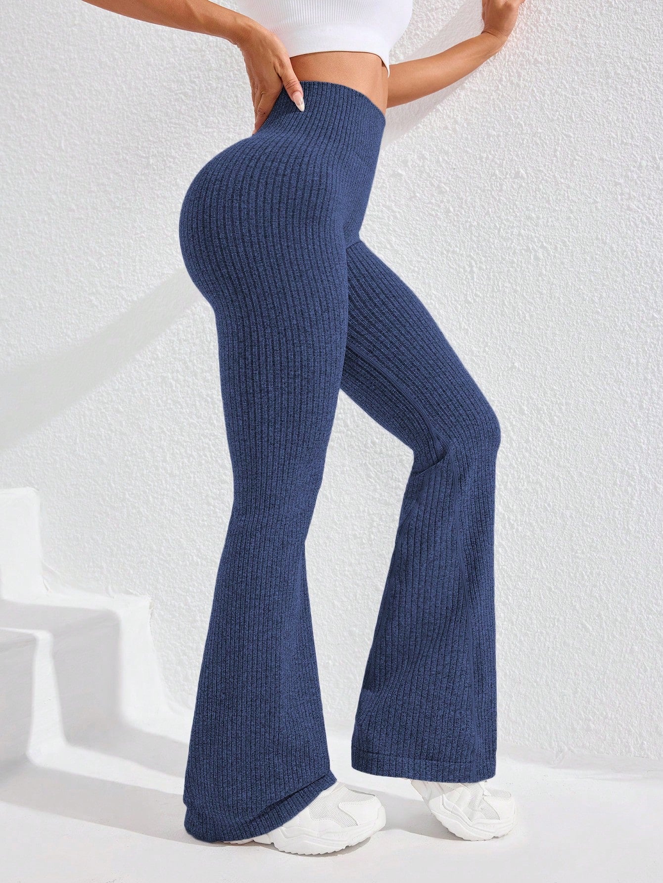 Gameset SHEIN Sport Women's High Waist Flare Seamless Yoga Leggings