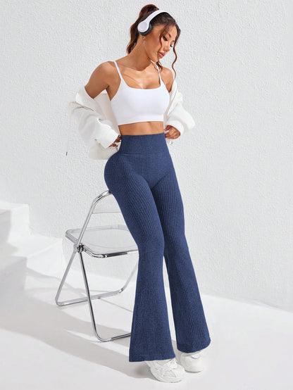 Gameset SHEIN Sport Women's High Waist Flare Seamless Yoga Leggings