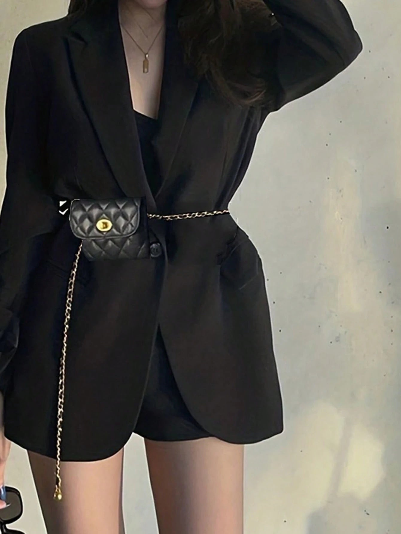 New Fashion Versatile Rhombus Embroidery Detachable Chain Mini Multifunctional Waist Bag/Shoulder Bag/Crossbody Bag, Western Purse For Women