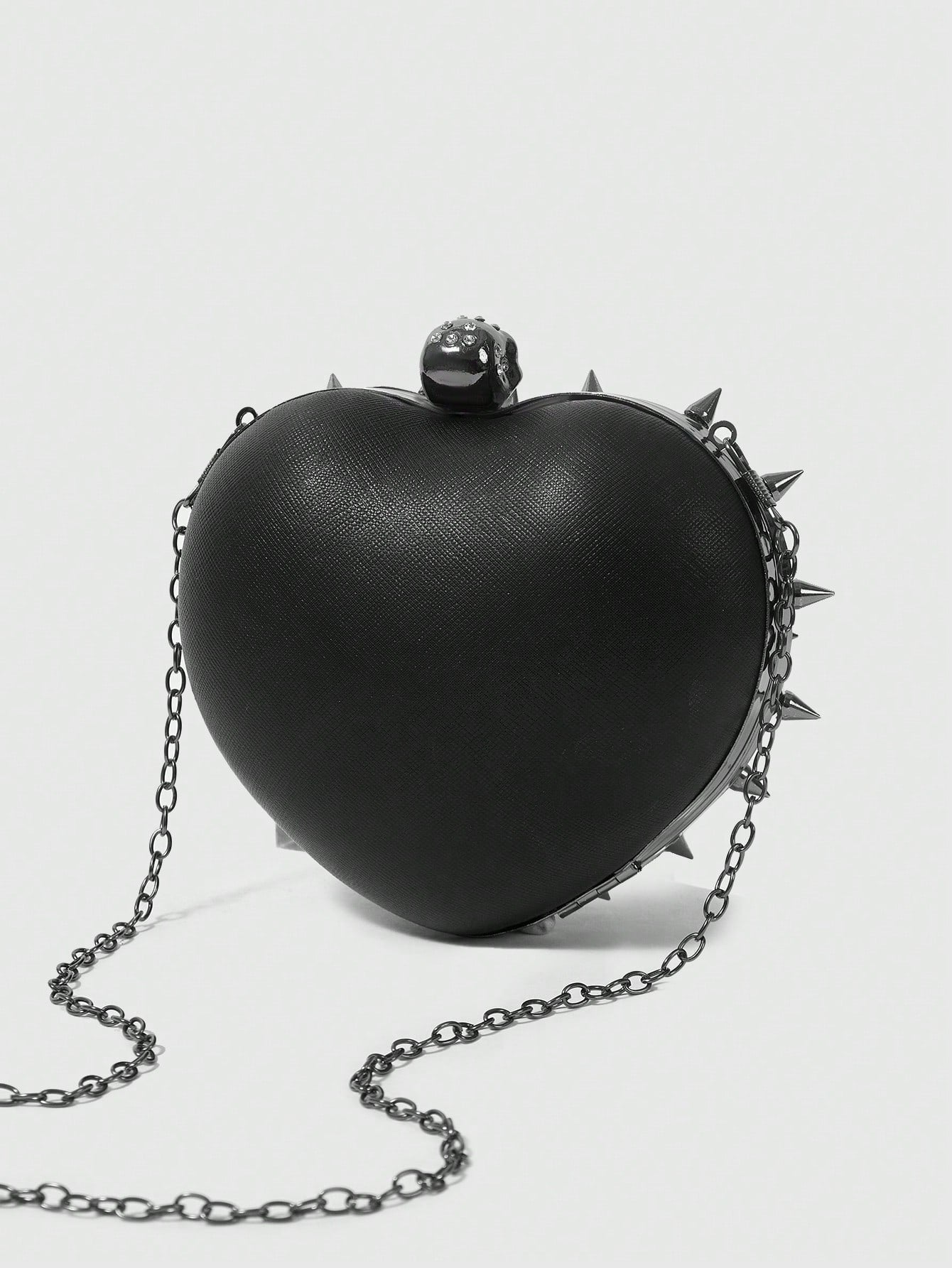 ROMWE Goth Women Solid Color Simple Casual Crossbody Bag, Suitable For Parties And Everyday Use Valentines, Prom Bag For Party