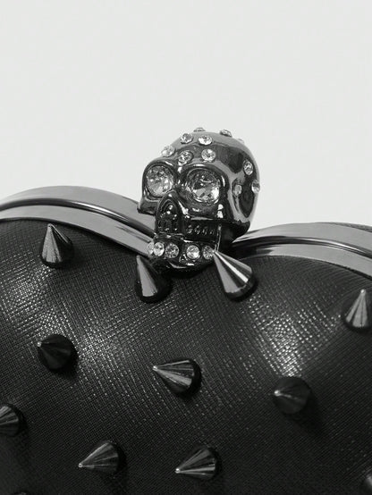 ROMWE Goth Women Solid Color Simple Casual Crossbody Bag, Suitable For Parties And Everyday Use Valentines, Prom Bag For Party