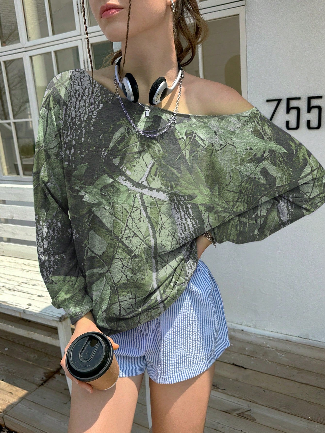 INAWLY Women Off Shoulder Sweatshirt, Casual, Minimalist, Stylish For Daily Wear Graduation,Back To School Outfits,Graduation,Teacher Outfits For Women,Back To School Pullover Fall Outfit