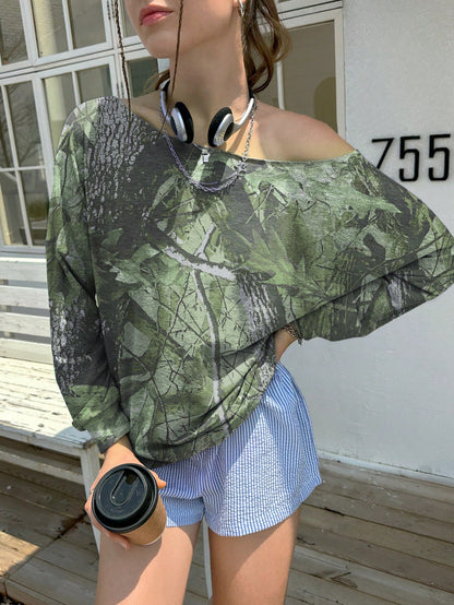 INAWLY Women Off Shoulder Sweatshirt, Casual, Minimalist, Stylish For Daily Wear Graduation,Back To School Outfits,Graduation,Teacher Outfits For Women,Back To School Pullover Fall Outfit