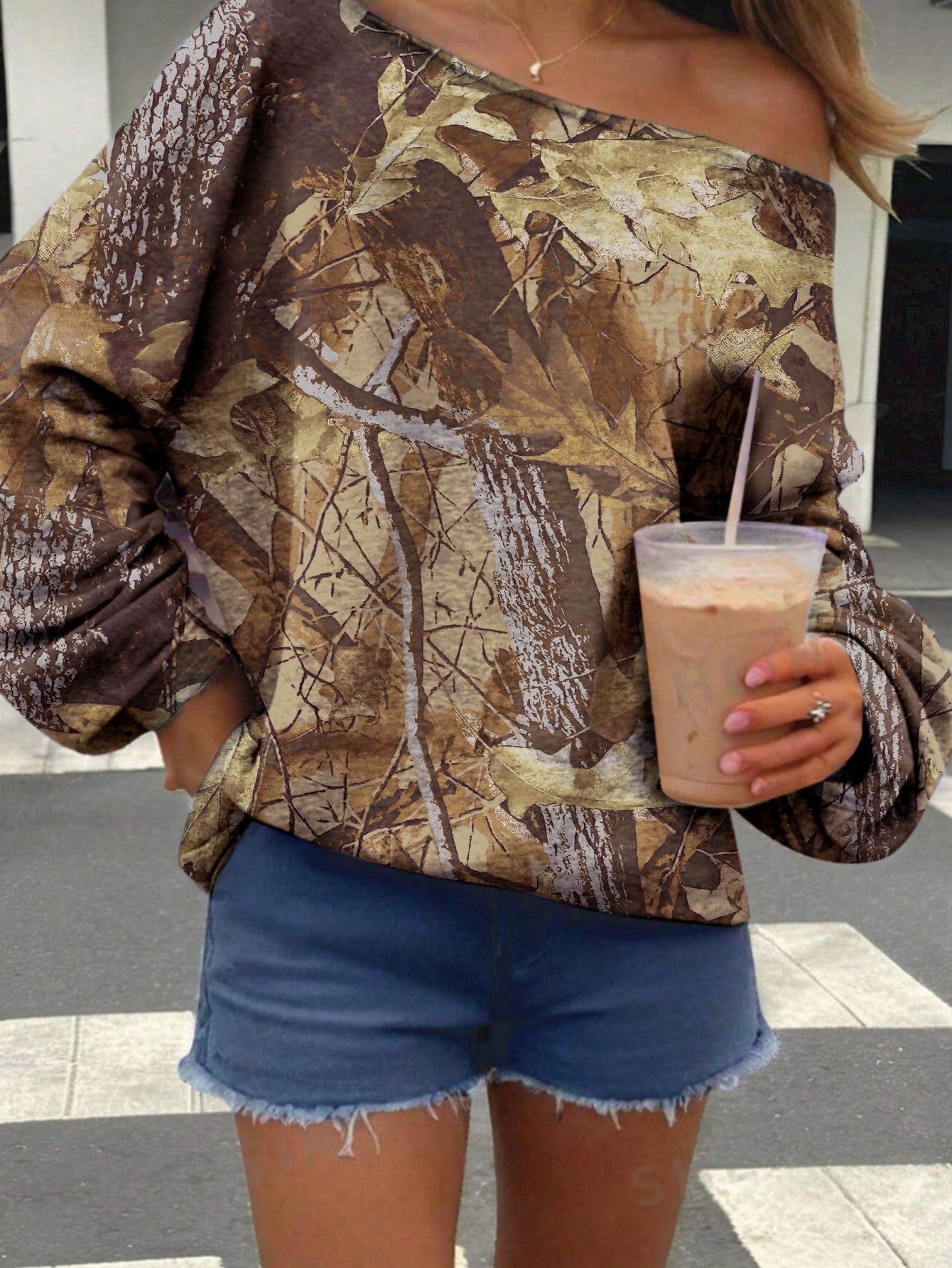 INAWLY Women Off Shoulder Sweatshirt, Casual, Minimalist, Stylish For Daily Wear Graduation,Back To School Outfits,Graduation,Teacher Outfits For Women,Back To School Pullover Fall Outfit