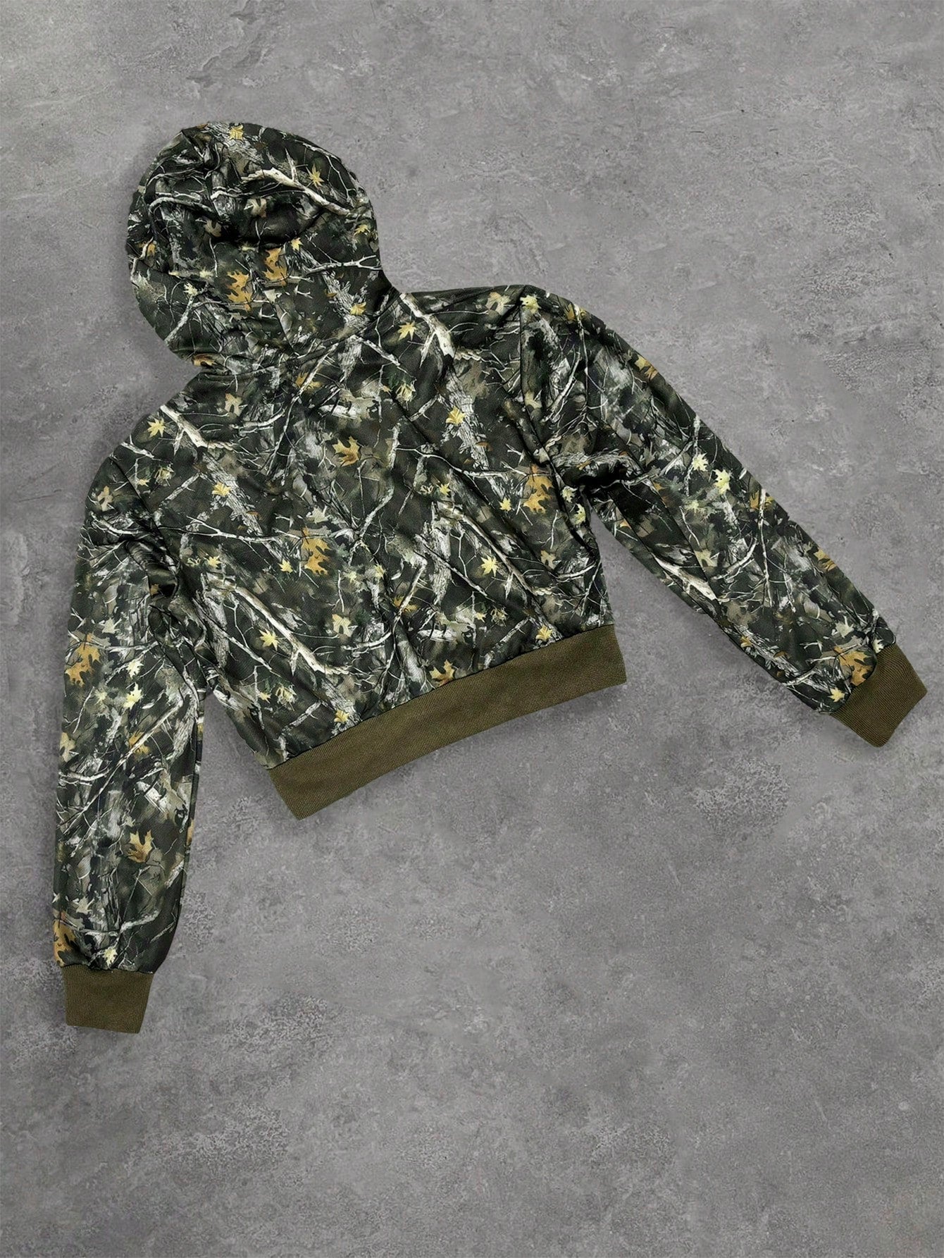 INAWLY Solid Zip Up Drop Shoulder Thermal Lined Crop Hoodie,Long Sleeve Tops Graduation,Back To School Outfits,Graduation,Teacher Outfits For Women,Back To School Pullover Fall Outfit