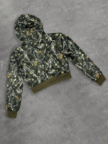 INAWLY Solid Zip Up Drop Shoulder Thermal Lined Crop Hoodie,Long Sleeve Tops Graduation,Back To School Outfits,Graduation,Teacher Outfits For Women,Back To School Pullover Fall Outfit