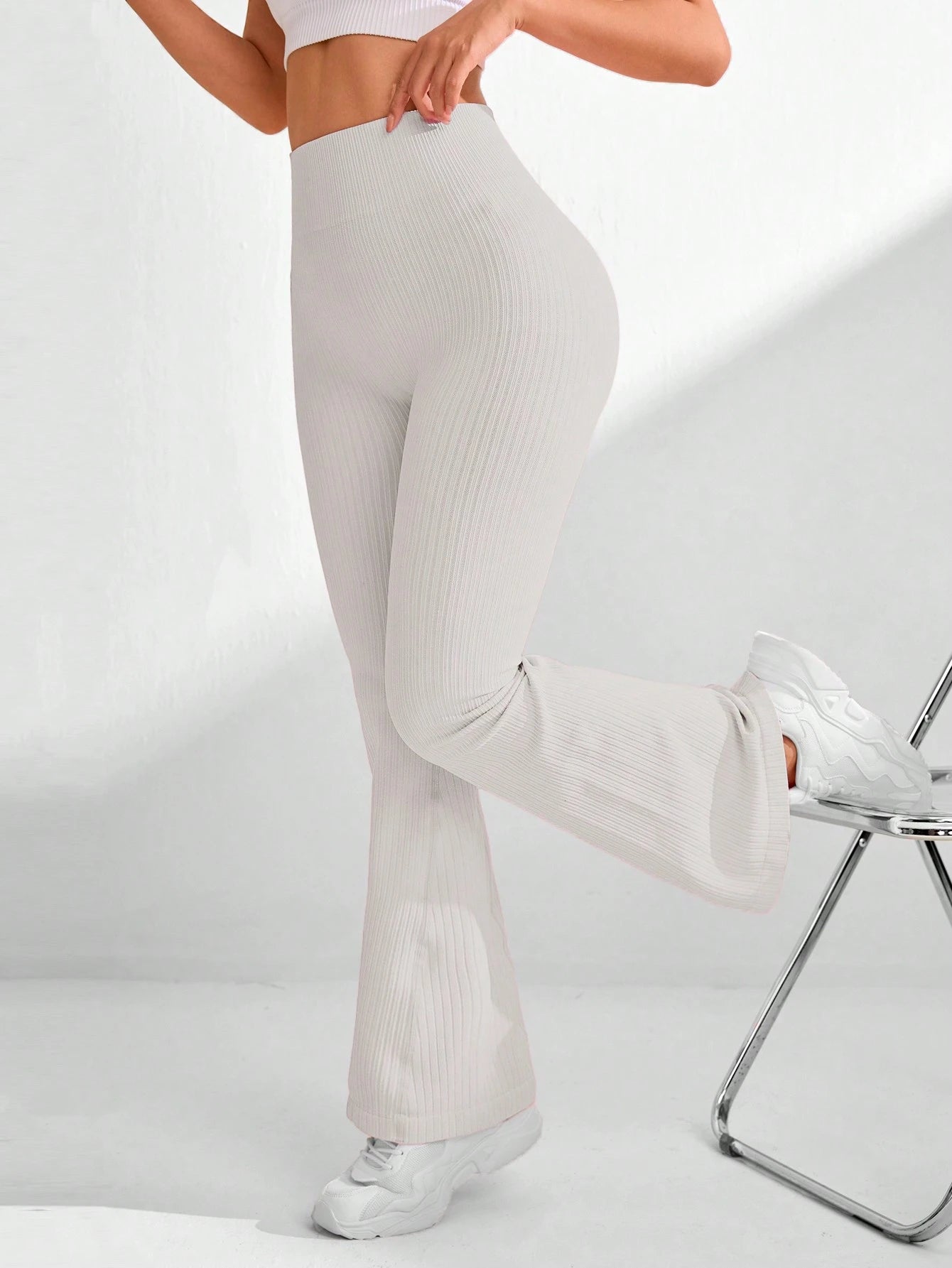 Gameset SHEIN Sport Women's High Waist Flare Seamless Yoga Leggings