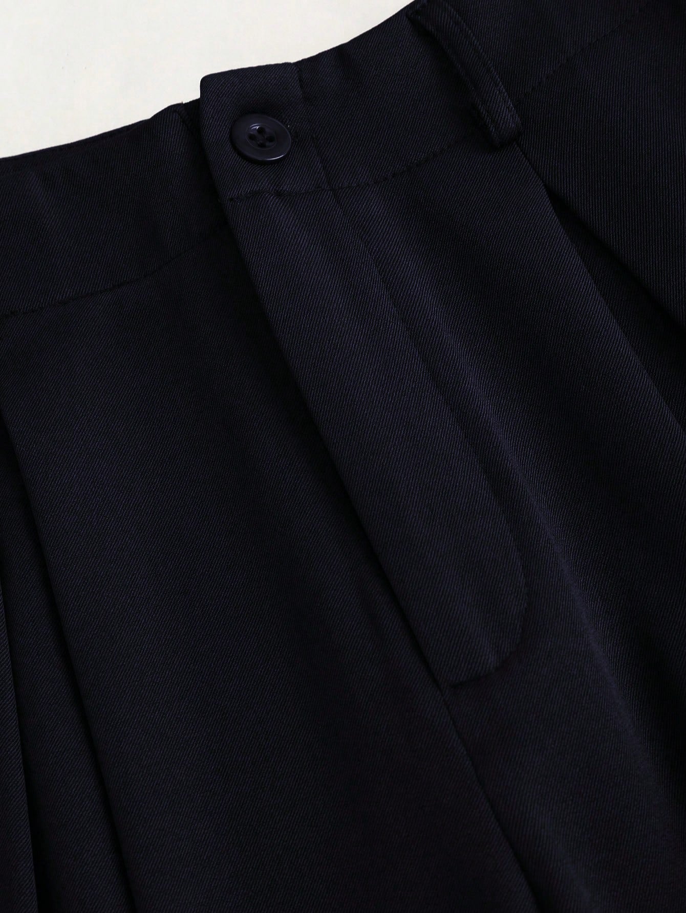 Sweetra Vintage Elegant Jacquard Pleated Wide-Leg Pants For Women, Autumn/Winter Fall Cloth For Women