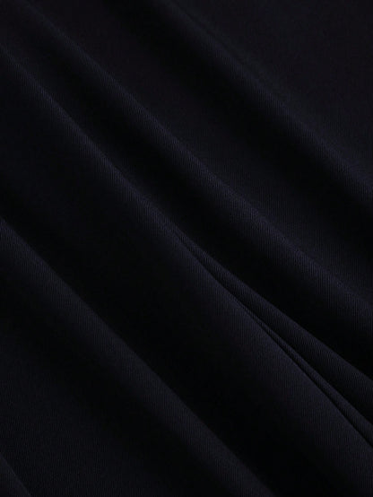 Sweetra Vintage Elegant Jacquard Pleated Wide-Leg Pants For Women, Autumn/Winter Fall Cloth For Women