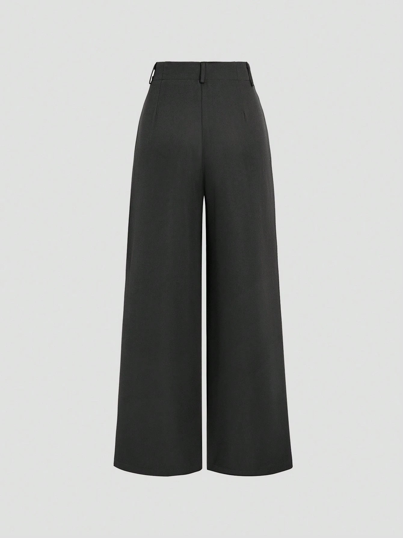 Sweetra Vintage Elegant Jacquard Pleated Wide-Leg Pants For Women, Autumn/Winter Fall Cloth For Women