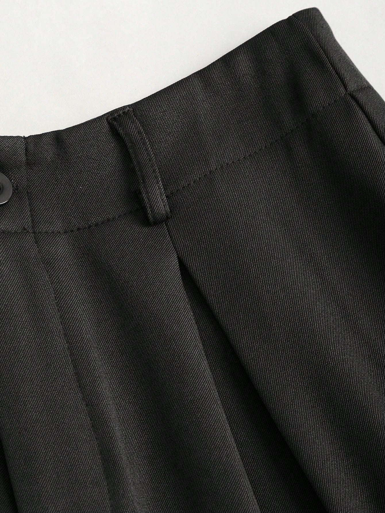 Sweetra Vintage Elegant Jacquard Pleated Wide-Leg Pants For Women, Autumn/Winter Fall Cloth For Women