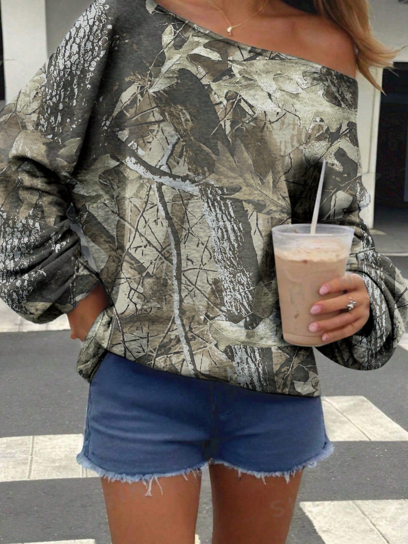 INAWLY Women Off Shoulder Sweatshirt, Casual, Minimalist, Stylish For Daily Wear Graduation,Back To School Outfits,Graduation,Teacher Outfits For Women,Back To School Pullover Fall Outfit