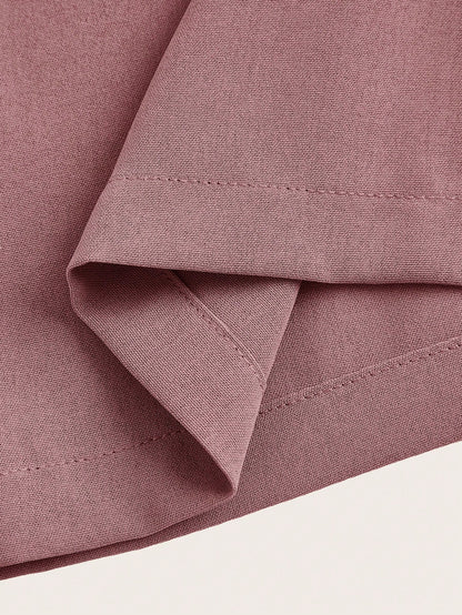 Poéselle Summer High-Waisted Pants Multi-Piece Set, Wide Leg Pants High Waist Fold Pleated Wide Leg Pants, Pants, Loose Fit, Long Pants