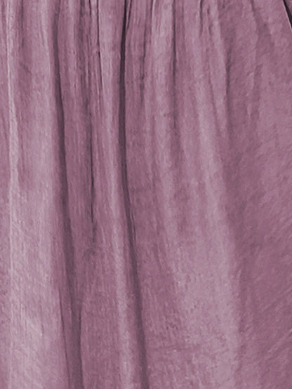 EMERY ROSE Women Plain Short Sleeve Ruffle Detail Casual Blouse, Everyday Wear