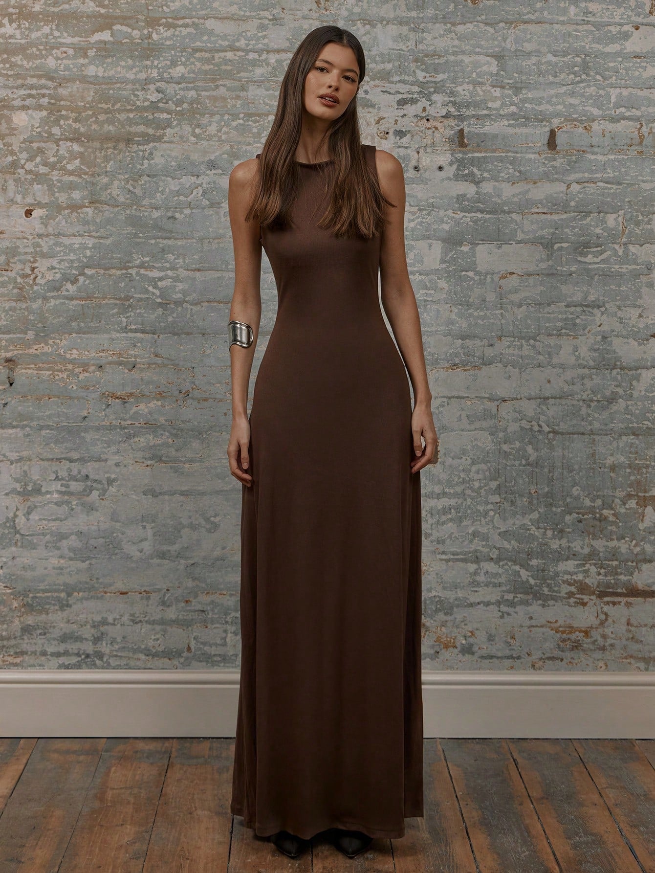 MUSERA Round Neck Drop Armhole Maxi Dress,Summer Dresses For Women Graduation Elegant Cute Sexy Vacation Boho Wedding Guest Beach Holiday Fall Wedding Guest, Elegant, Birthday, Church, Night Out Christmas, Halloween, Fall, Winter