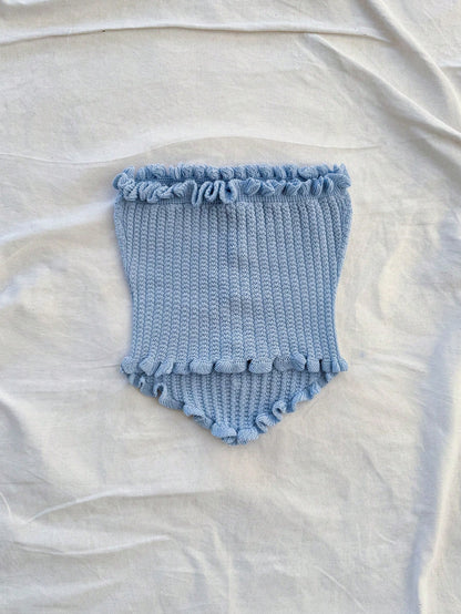 Soleia Women's Button Decor Fashion Casual Ruffle Hem Knitted Camisole Top,Going Out Top