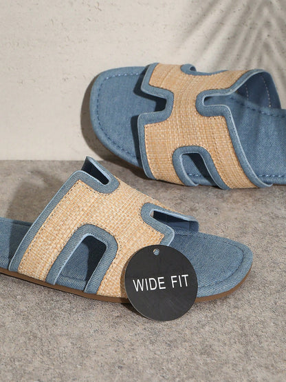 SHUZIA Women Woven Bohemian Style Flat Sandals, Perfect For Vacation And Travel Summer Shoes Spring Shoes Spring Break Easter Mother's Day Present