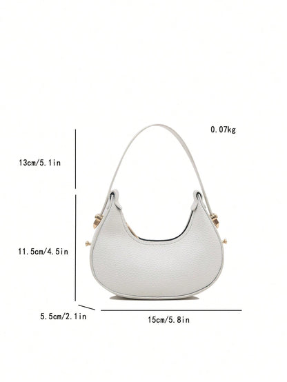 Mini Cute Leopard Print Shoulder Bag For Women, Fashionable & High-Quality Half Moon Shape Handbag, Stylish & Lightweight, Fall Winter Fashionable Cheetah Print Purse For Women, New Fall Winter Tiger Print Bag For Women