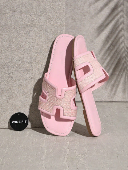 SHUZIA Women Woven Bohemian Style Flat Sandals, Perfect For Vacation And Travel Summer Shoes Spring Shoes Spring Break Easter Mother's Day Present