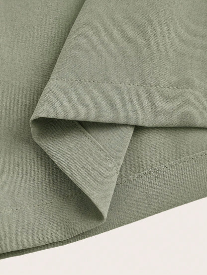 Poéselle Summer High-Waisted Pants Multi-Piece Set, Wide Leg Pants High Waist Fold Pleated Wide Leg Pants, Pants, Loose Fit, Long Pants