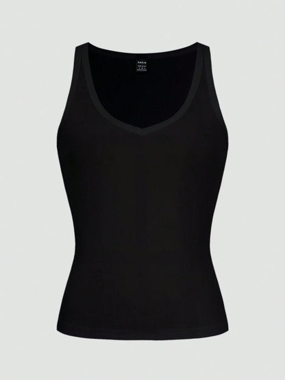 Chiquease Sexy Fitted Knit Sports Camisole Tank Top