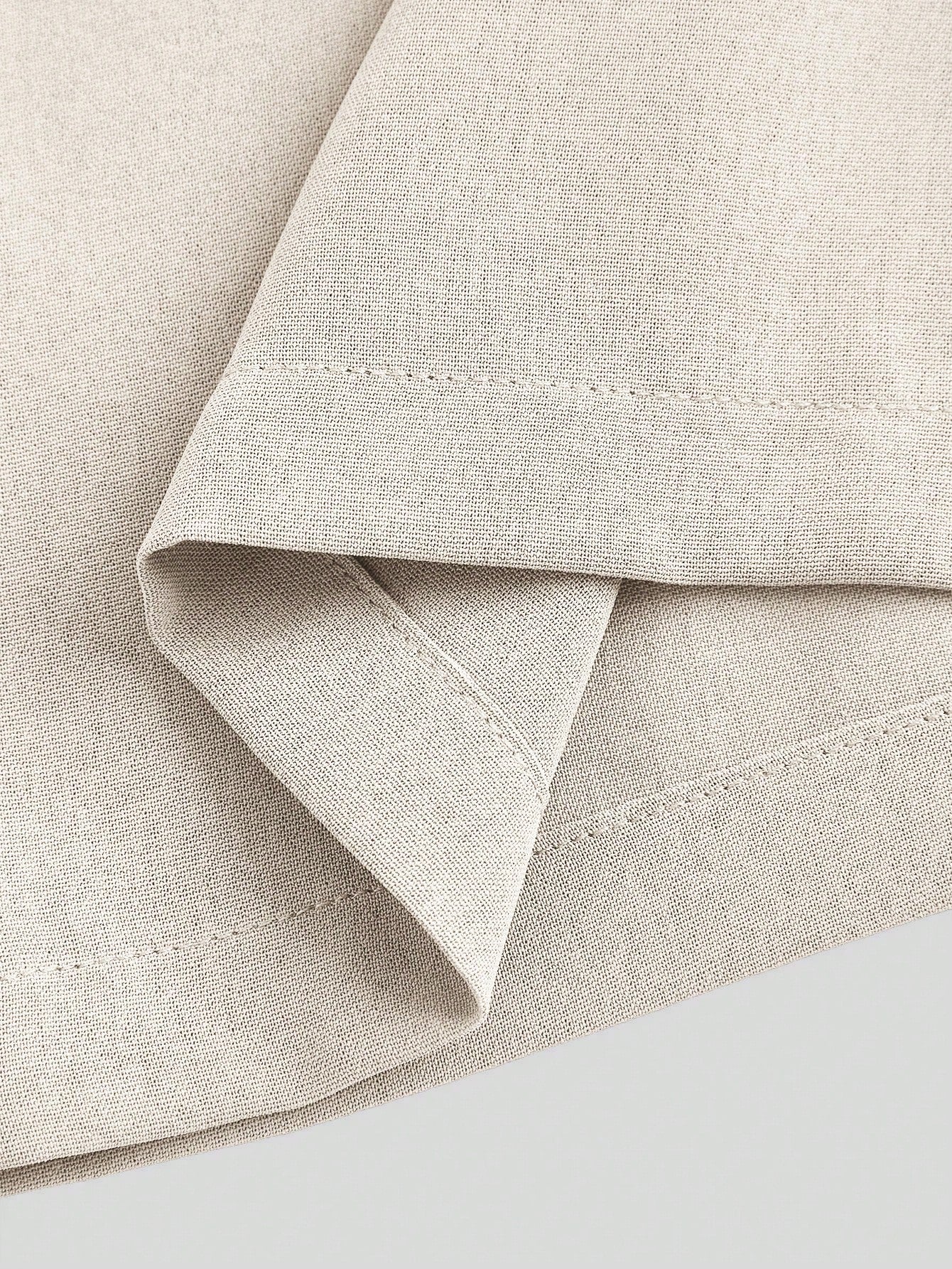 Poéselle Summer High-Waisted Pants Multi-Piece Set, Wide Leg Pants High Waist Fold Pleated Wide Leg Pants, Pants, Loose Fit, Long Pants