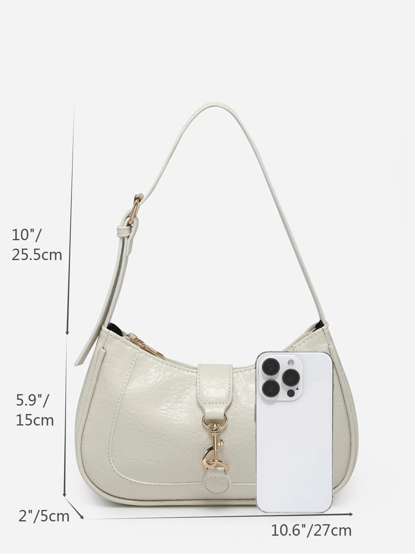 1pc Novachic Women Floral Fabric Casual Shoulder Bag, Zipper Closure, Vintage Style, Underarm Bag, Suitable For Various Occasions