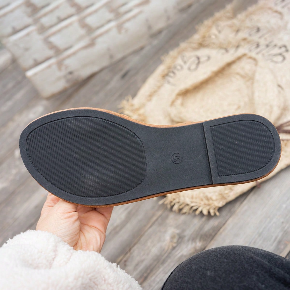 2025 New Summer Simple Versatile Open Toe Outdoor/Indoor Roman Flat Sandals