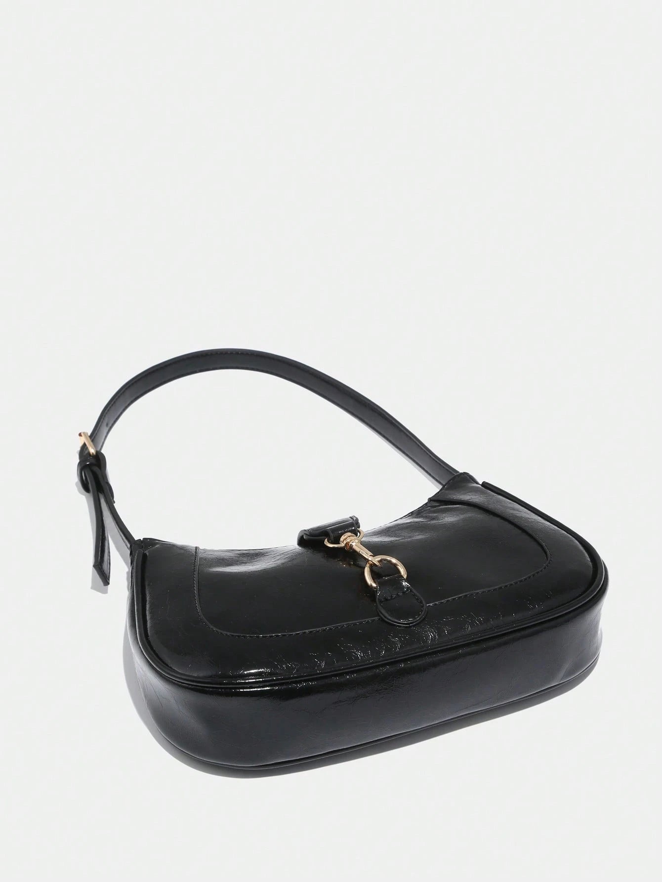 1pc Novachic Women Floral Fabric Casual Shoulder Bag, Zipper Closure, Vintage Style, Underarm Bag, Suitable For Various Occasions