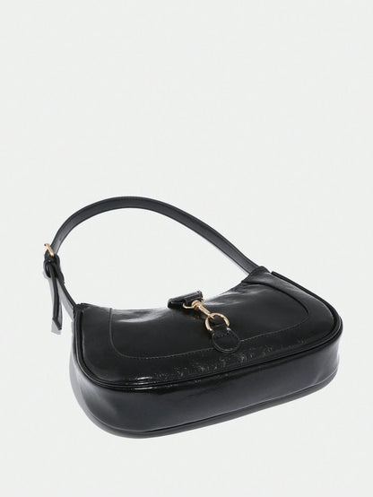 1pc Novachic Women Floral Fabric Casual Shoulder Bag, Zipper Closure, Vintage Style, Underarm Bag, Suitable For Various Occasions