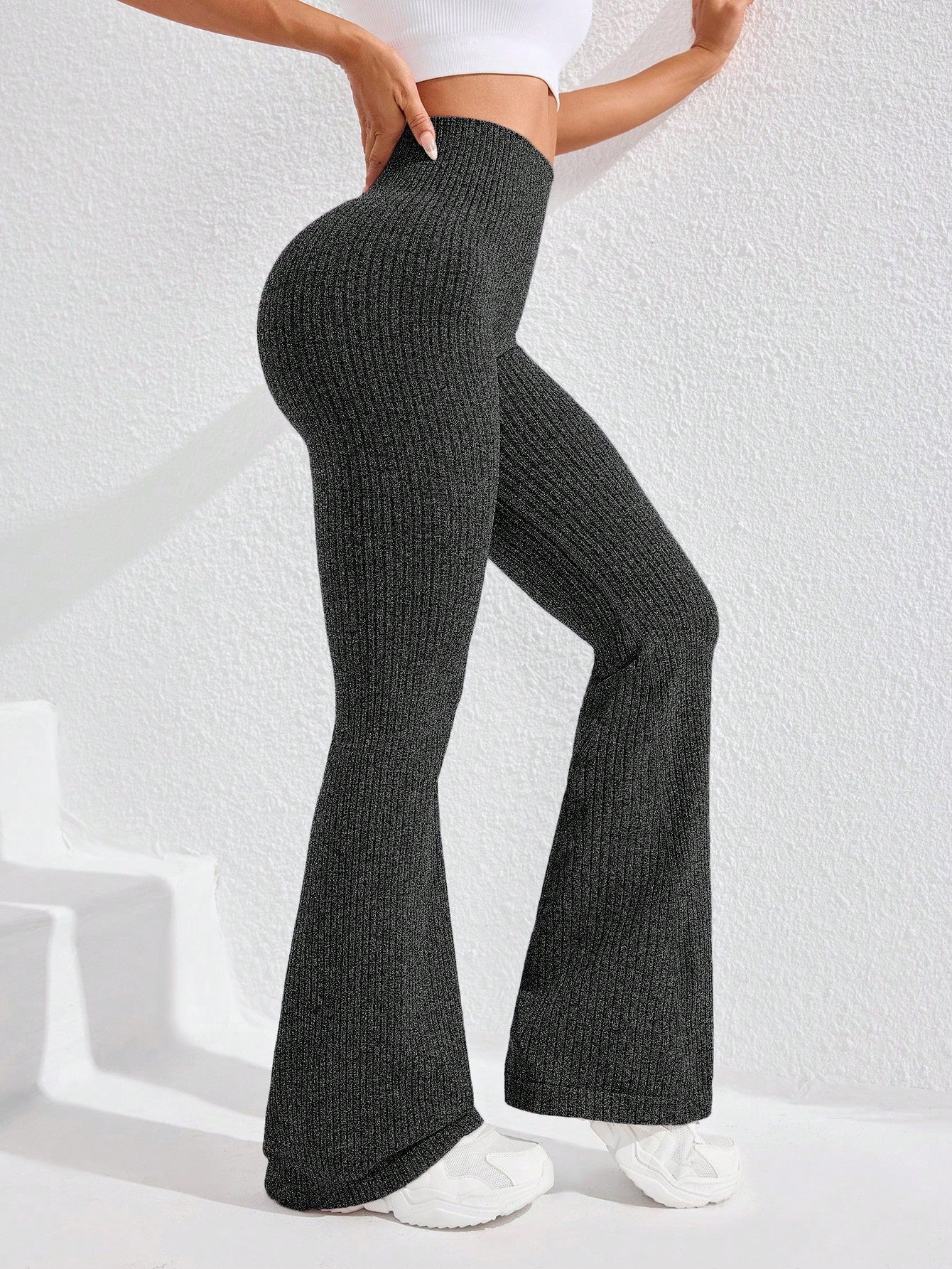 Gameset SHEIN Sport Women's High Waist Flare Seamless Yoga Leggings