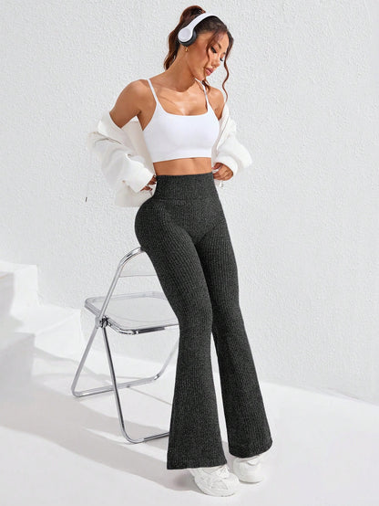 Gameset SHEIN Sport Women's High Waist Flare Seamless Yoga Leggings