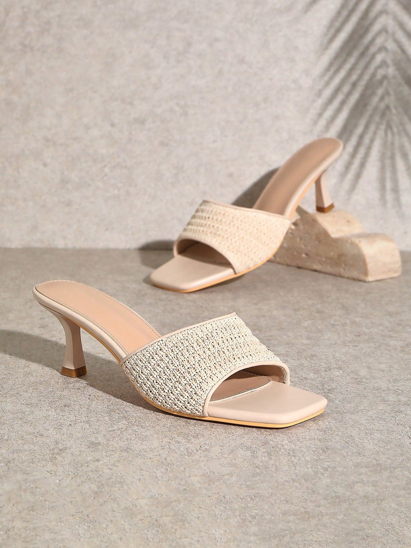 SHUZIA Women's Fashion Comfortable Strap Heeled Sandals Spring Shoes Spring Break Easter Prom Heels Wedding Shoes