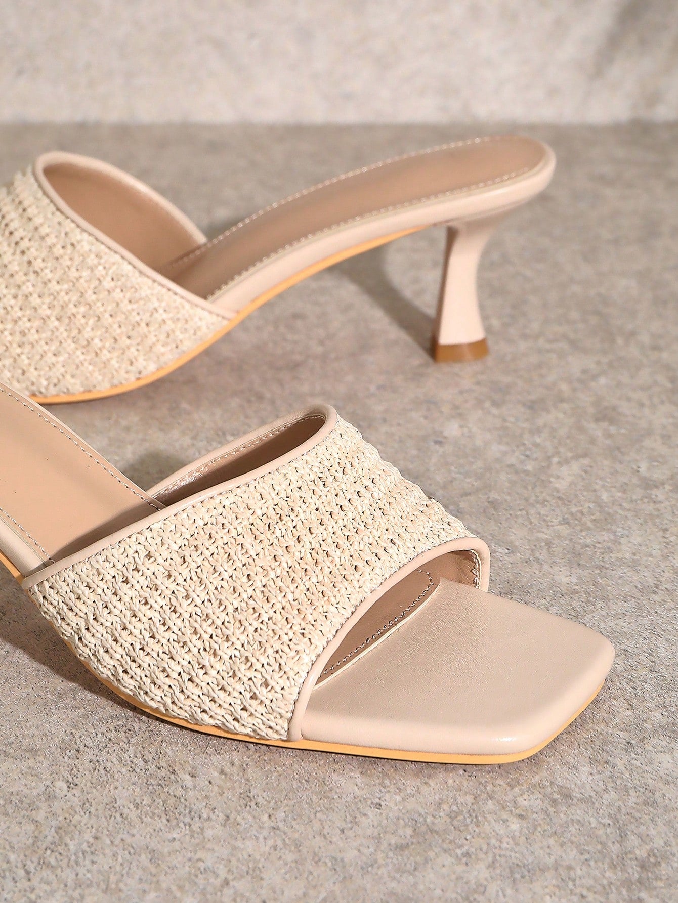 SHUZIA Women's Fashion Comfortable Strap Heeled Sandals Spring Shoes Spring Break Easter Prom Heels Wedding Shoes