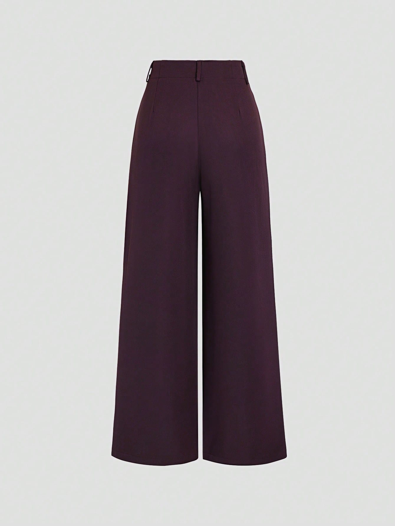 Sweetra Vintage Elegant Jacquard Pleated Wide-Leg Pants For Women, Autumn/Winter Fall Cloth For Women