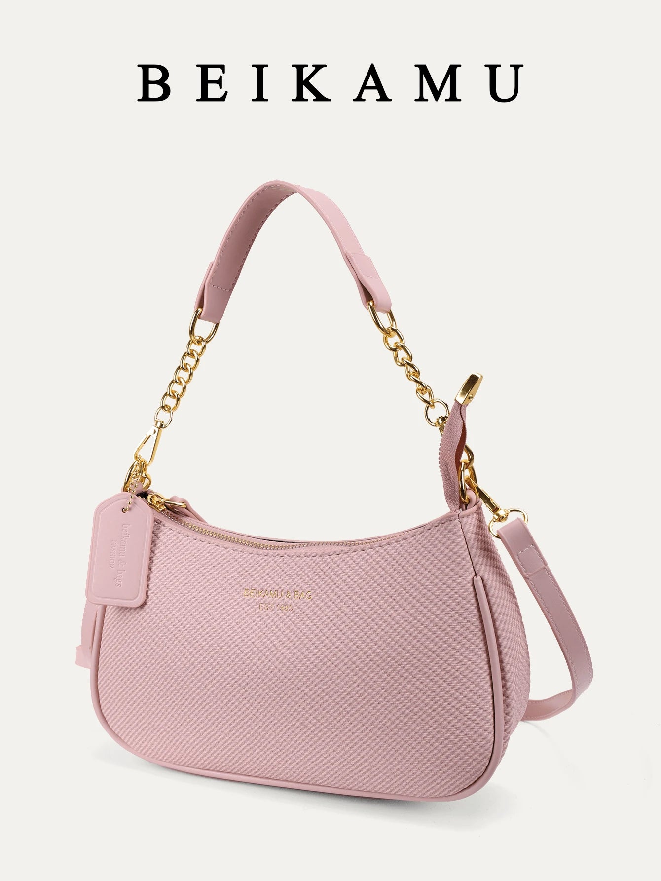 1pc Solid Color PU Leather Shoulder Bag For Women, Versatile Crossbody Bag For Commuting, Adjustable Shoulder Strap