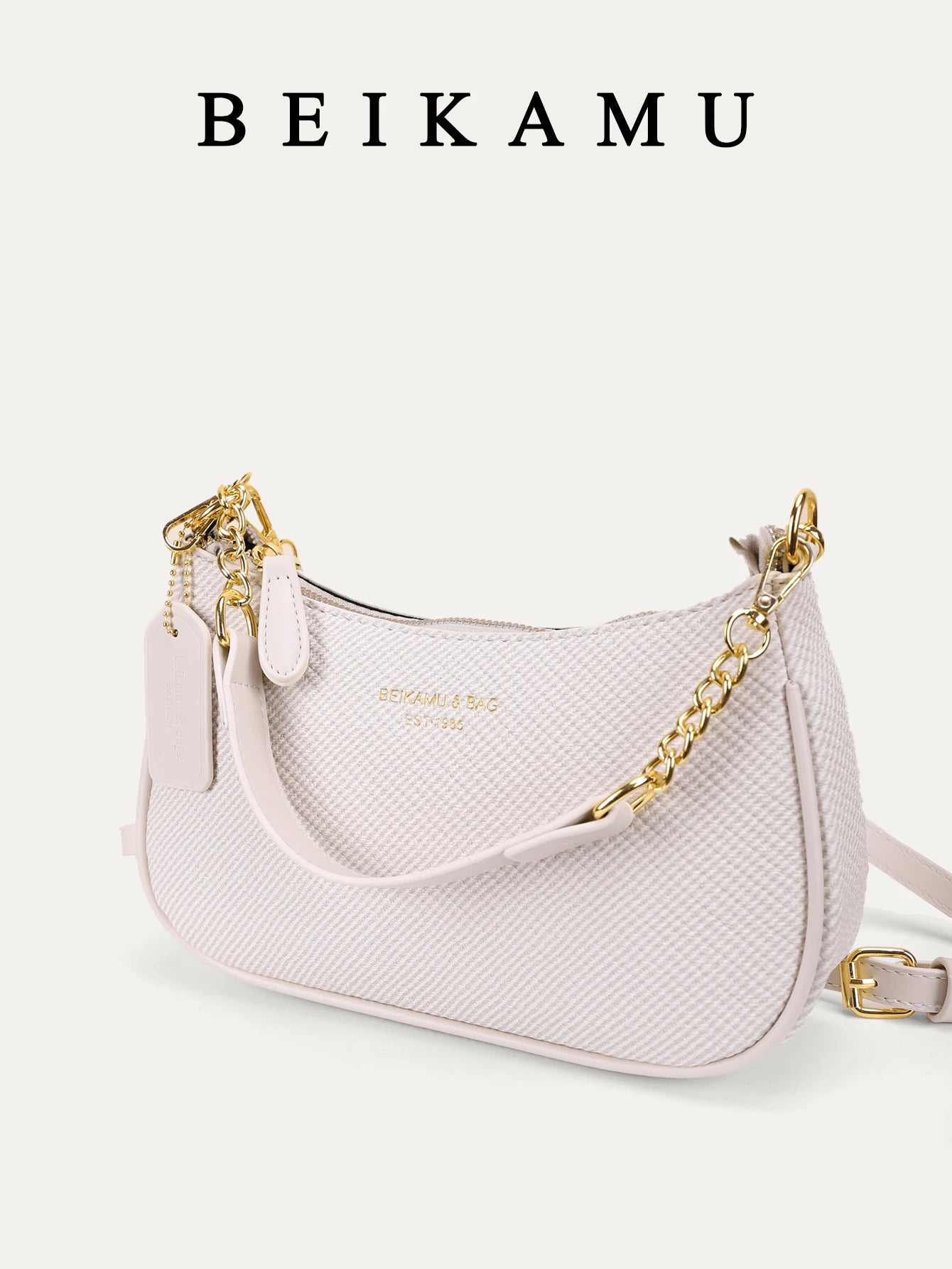 1pc Solid Color PU Leather Shoulder Bag For Women, Versatile Crossbody Bag For Commuting, Adjustable Shoulder Strap