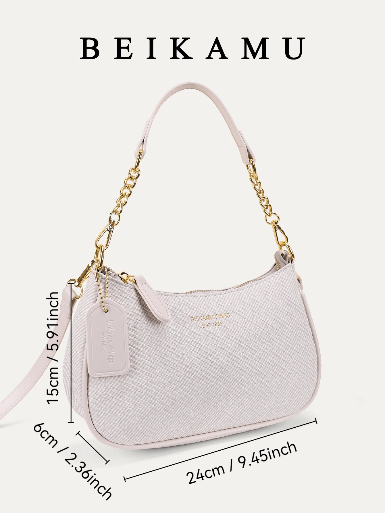 1pc Solid Color PU Leather Shoulder Bag For Women, Versatile Crossbody Bag For Commuting, Adjustable Shoulder Strap