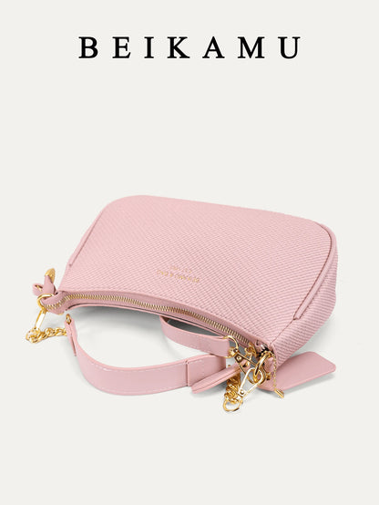 1pc Solid Color PU Leather Shoulder Bag For Women, Versatile Crossbody Bag For Commuting, Adjustable Shoulder Strap