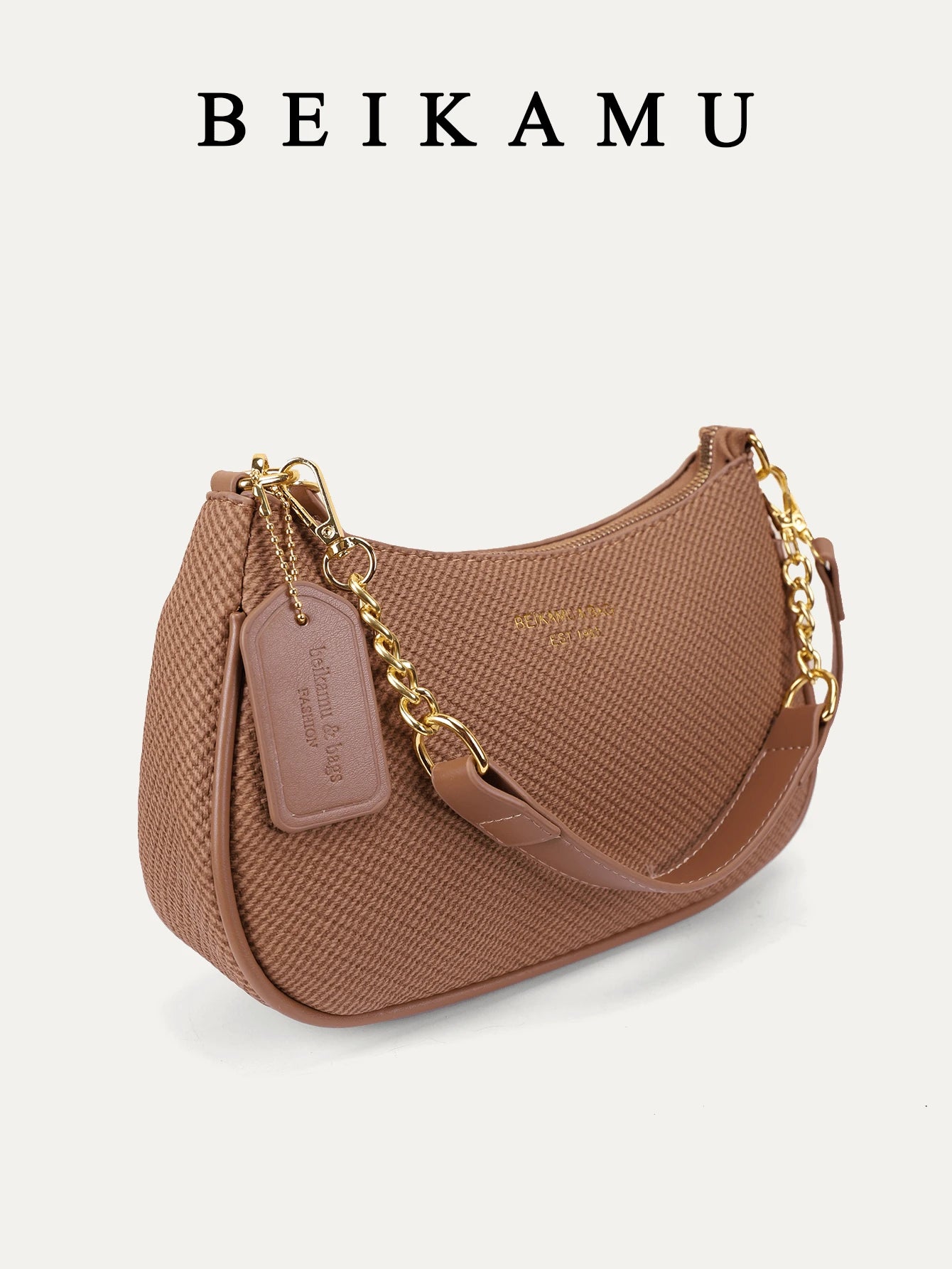 1pc Solid Color PU Leather Shoulder Bag For Women, Versatile Crossbody Bag For Commuting, Adjustable Shoulder Strap