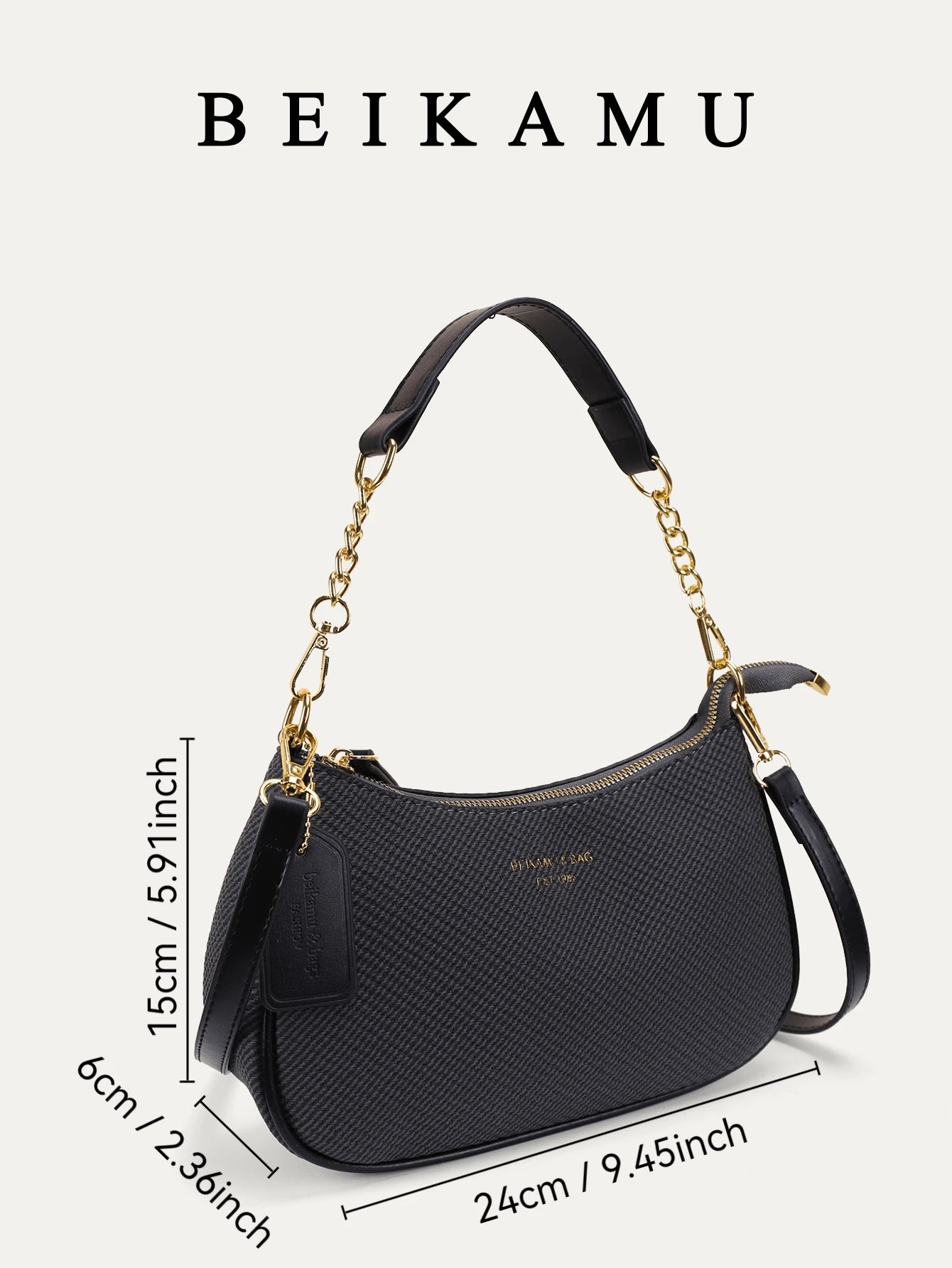 1pc Solid Color PU Leather Shoulder Bag For Women, Versatile Crossbody Bag For Commuting, Adjustable Shoulder Strap