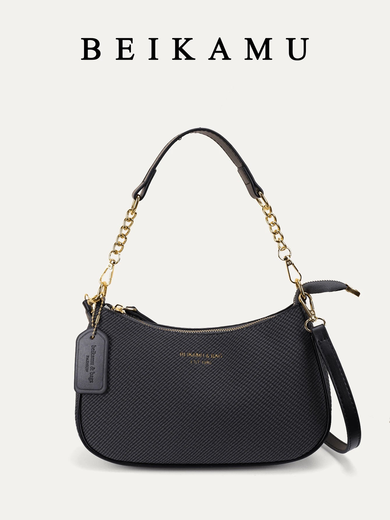 1pc Solid Color PU Leather Shoulder Bag For Women, Versatile Crossbody Bag For Commuting, Adjustable Shoulder Strap