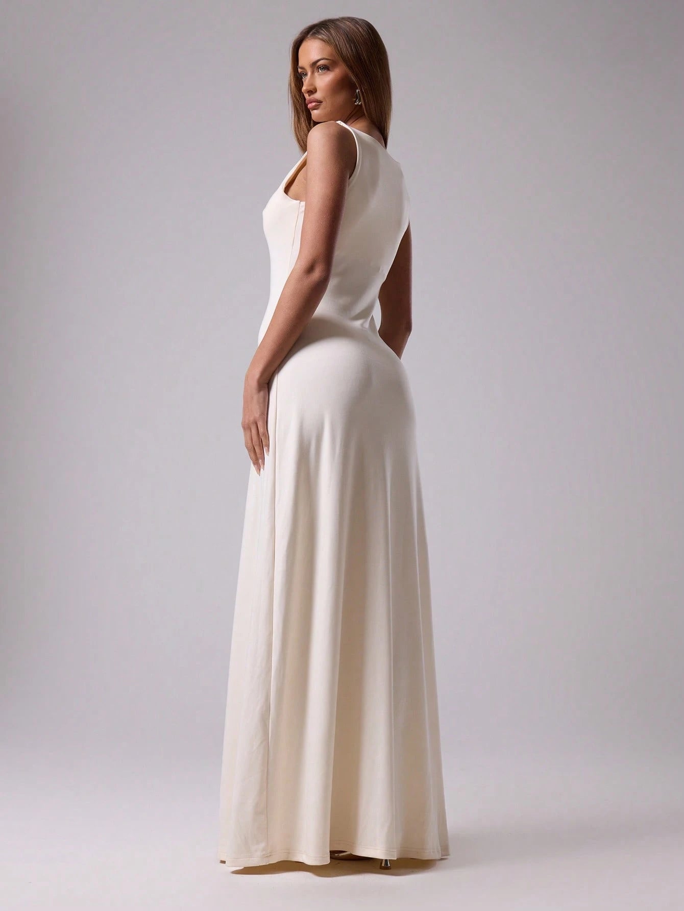 MUSERA Round Neck Drop Armhole Maxi Dress,Summer Dresses For Women Graduation Elegant Cute Sexy Vacation Boho Wedding Guest Beach Holiday Fall Wedding Guest, Elegant, Birthday, Church, Night Out Christmas, Halloween, Fall, Winter