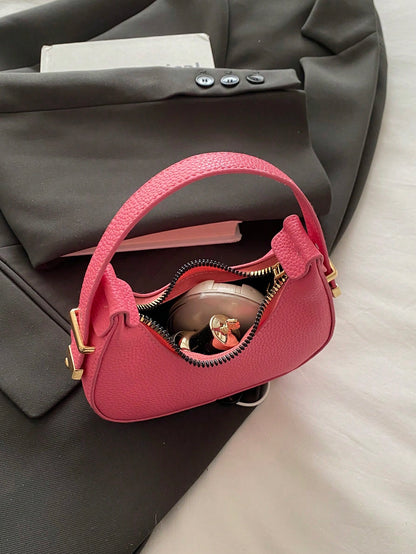 Mini Cute Leopard Print Shoulder Bag For Women, Fashionable & High-Quality Half Moon Shape Handbag, Stylish & Lightweight, Fall Winter Fashionable Cheetah Print Purse For Women, New Fall Winter Tiger Print Bag For Women